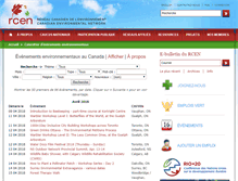 Tablet Screenshot of calendrier.rcen.ca